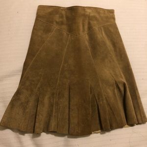 Anthropologie by June suede skirt